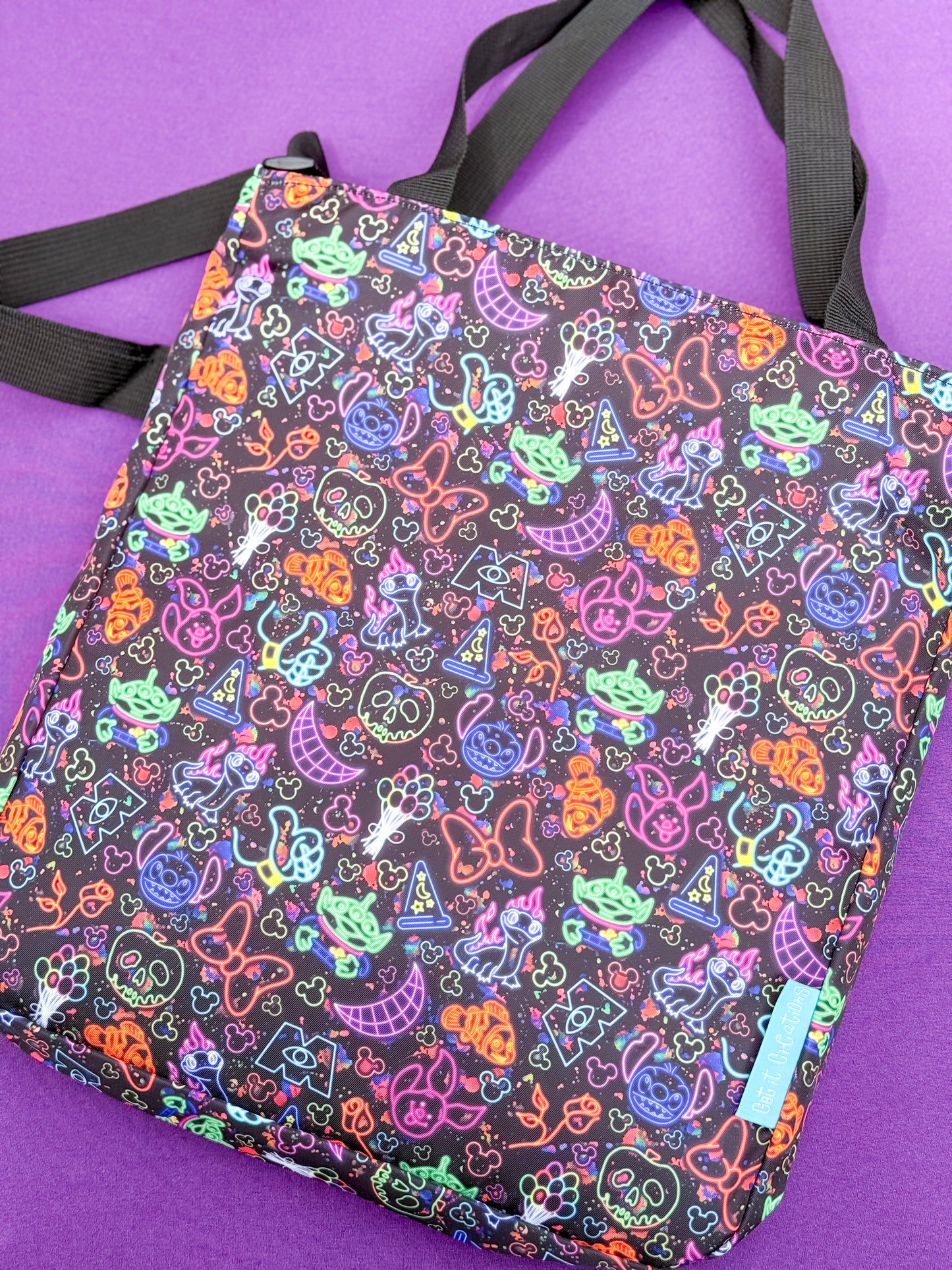 NEON VIBES CROSSBODY TOTE
