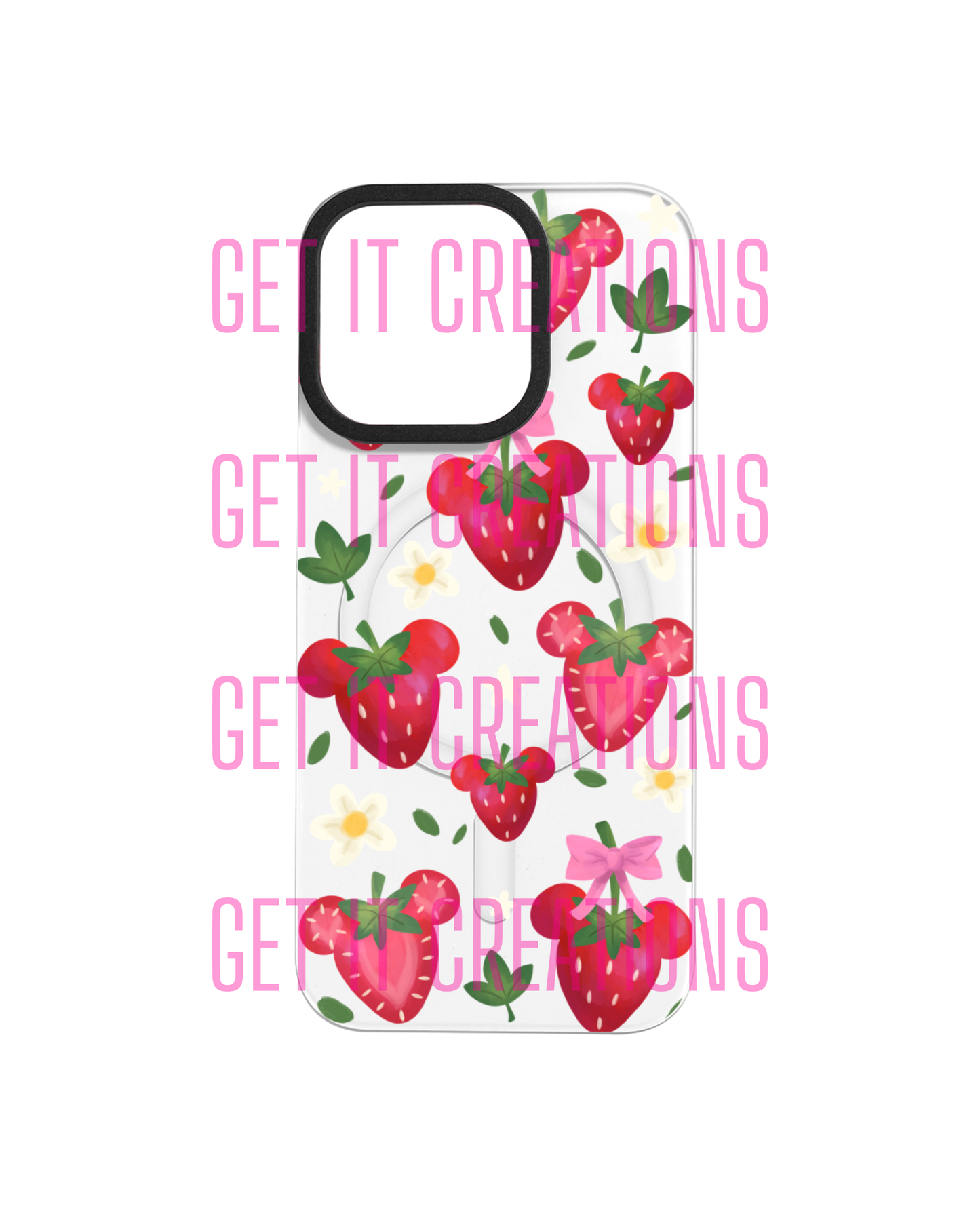 STRAWBERRIES MAGIC PLATE