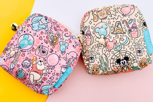 PASTEL FEELS OR CALI LIVIN MINI POUCH