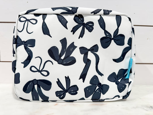BLACK RIBBONS COSMETIC BAG